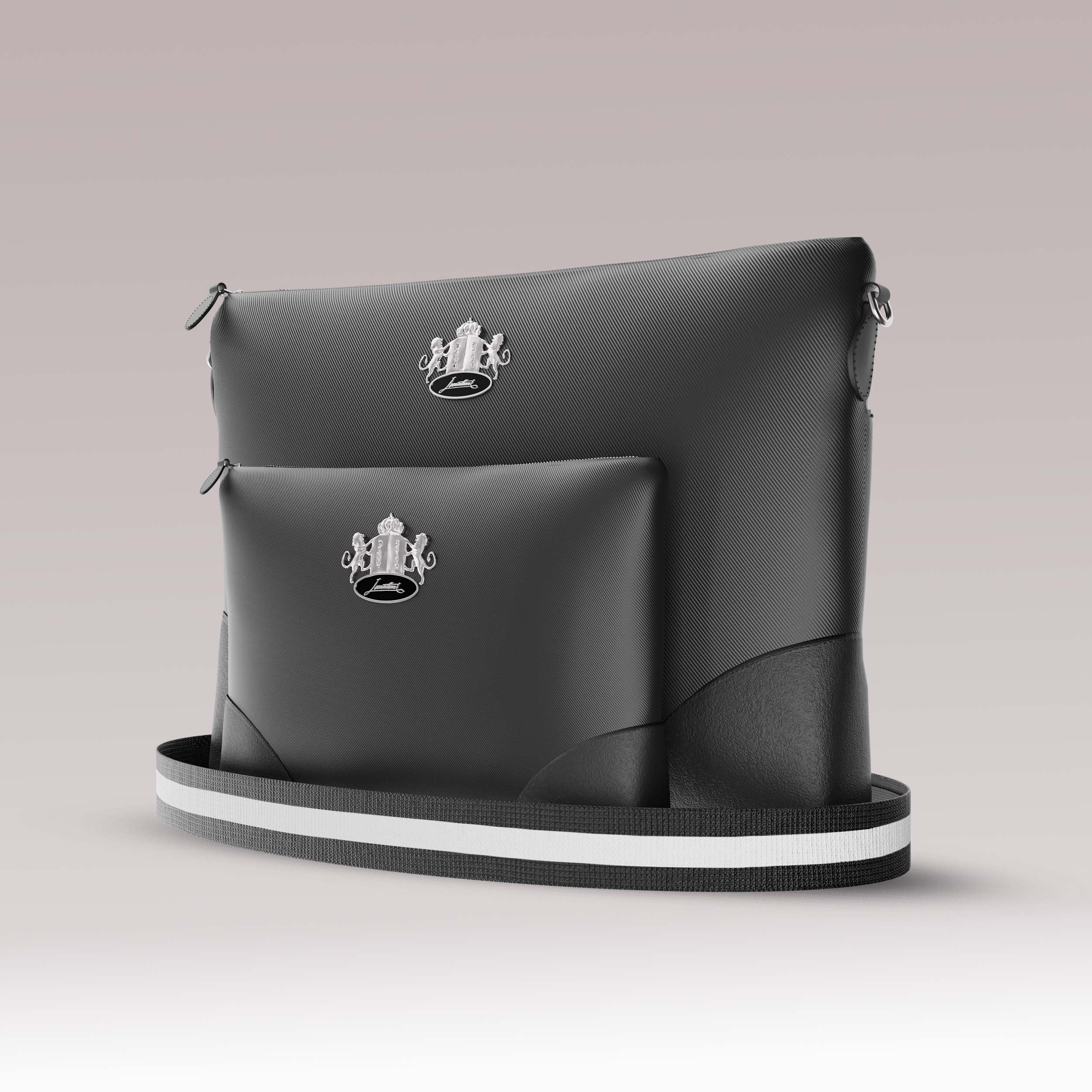 SPORTS -- Tallit and Tefillin Set with Reflector - Crown Collection