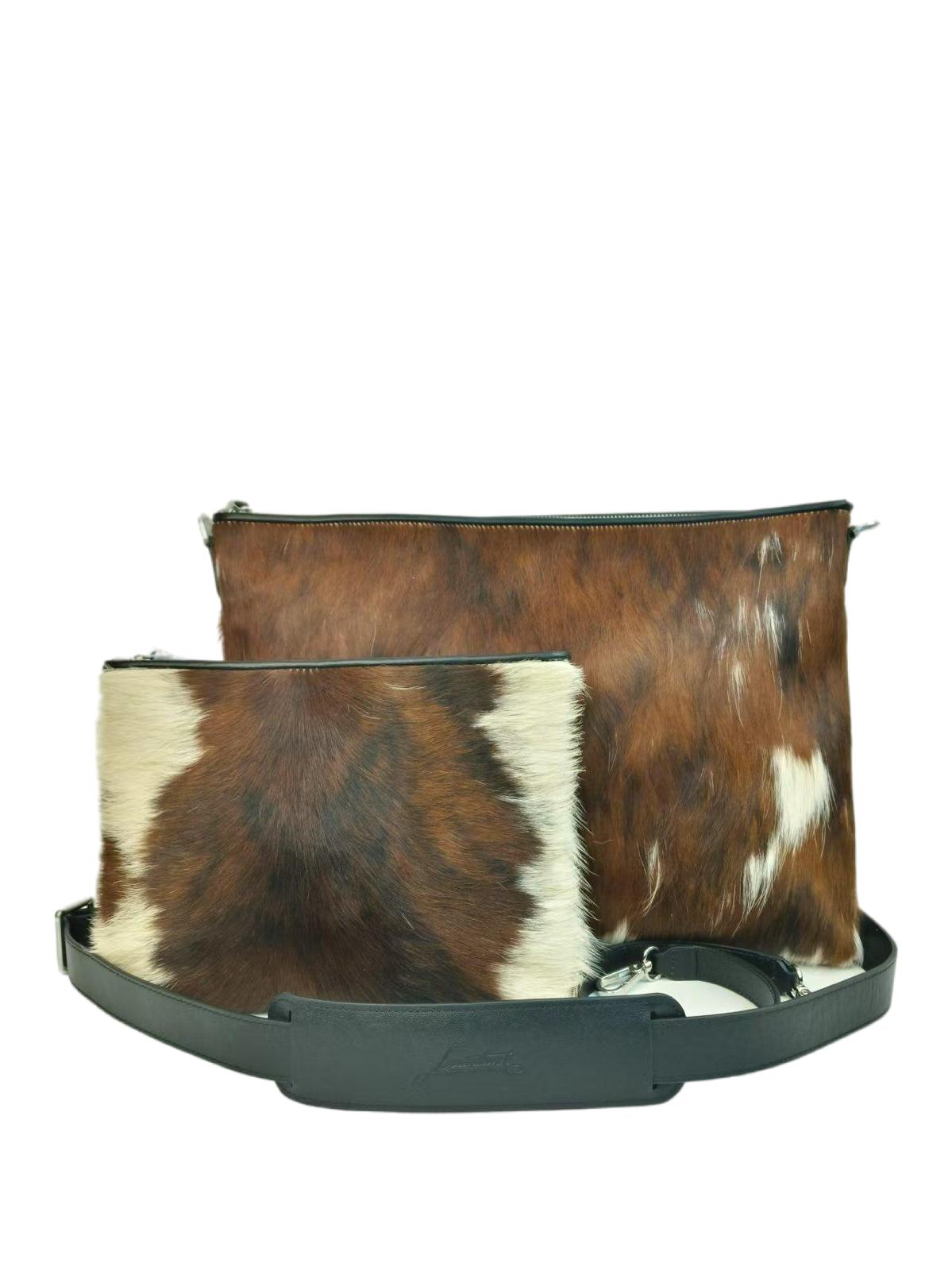 Shabbat Tallit Bag Fur - Tricolor Silver