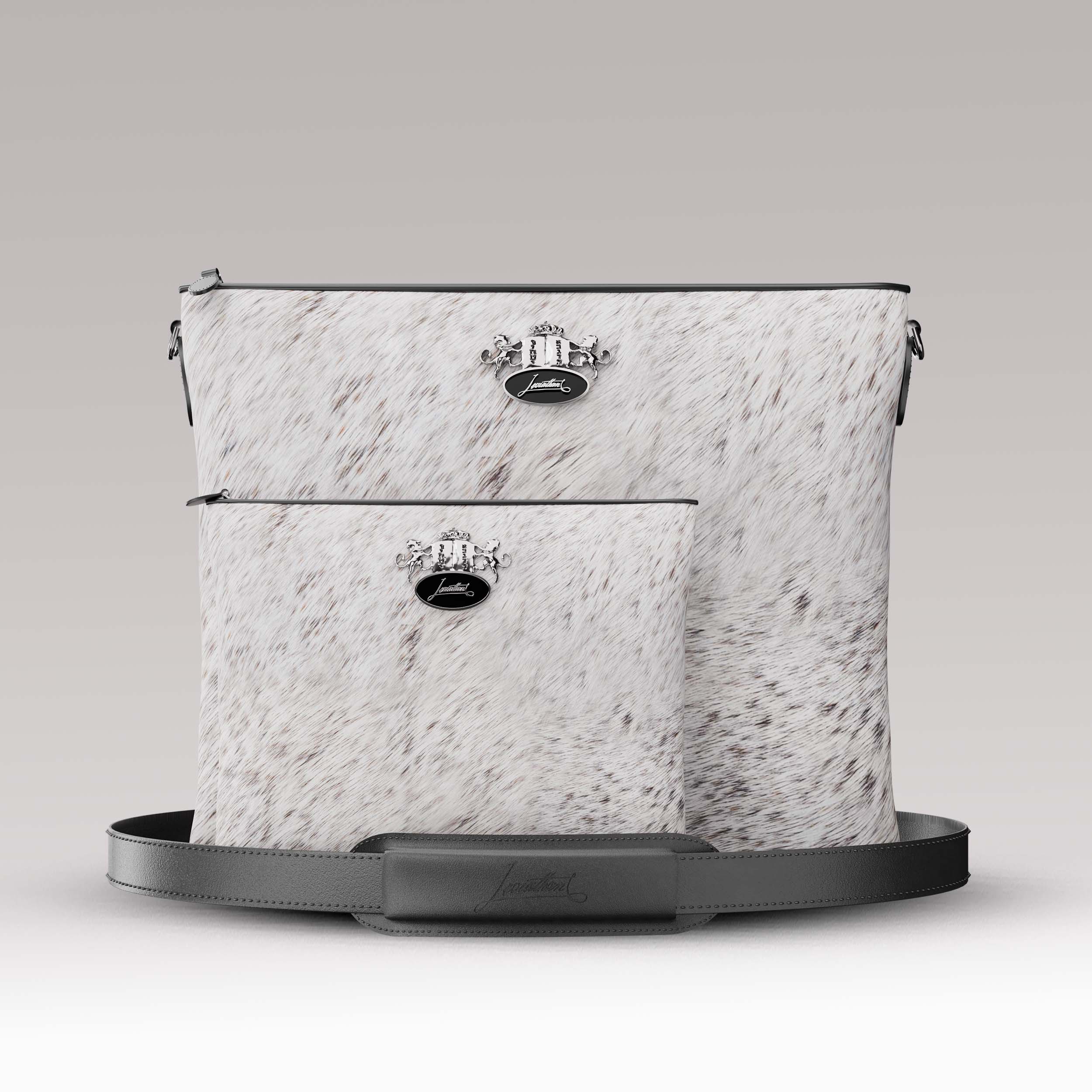 Tallit and Tefillin Set Fur - Cookies and Cream - Crown Collection