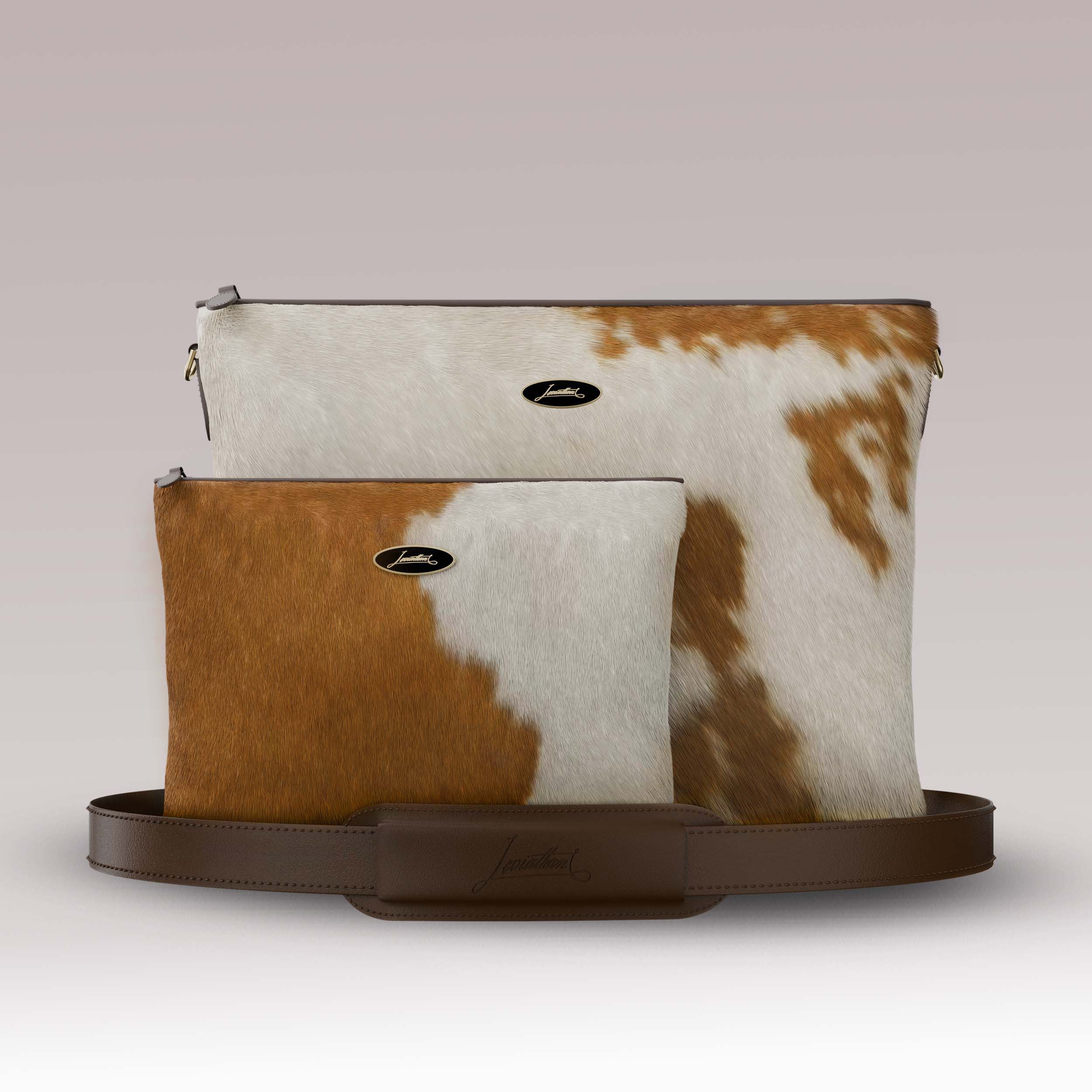 Tallit and Tefillin Set Fur - Cognac