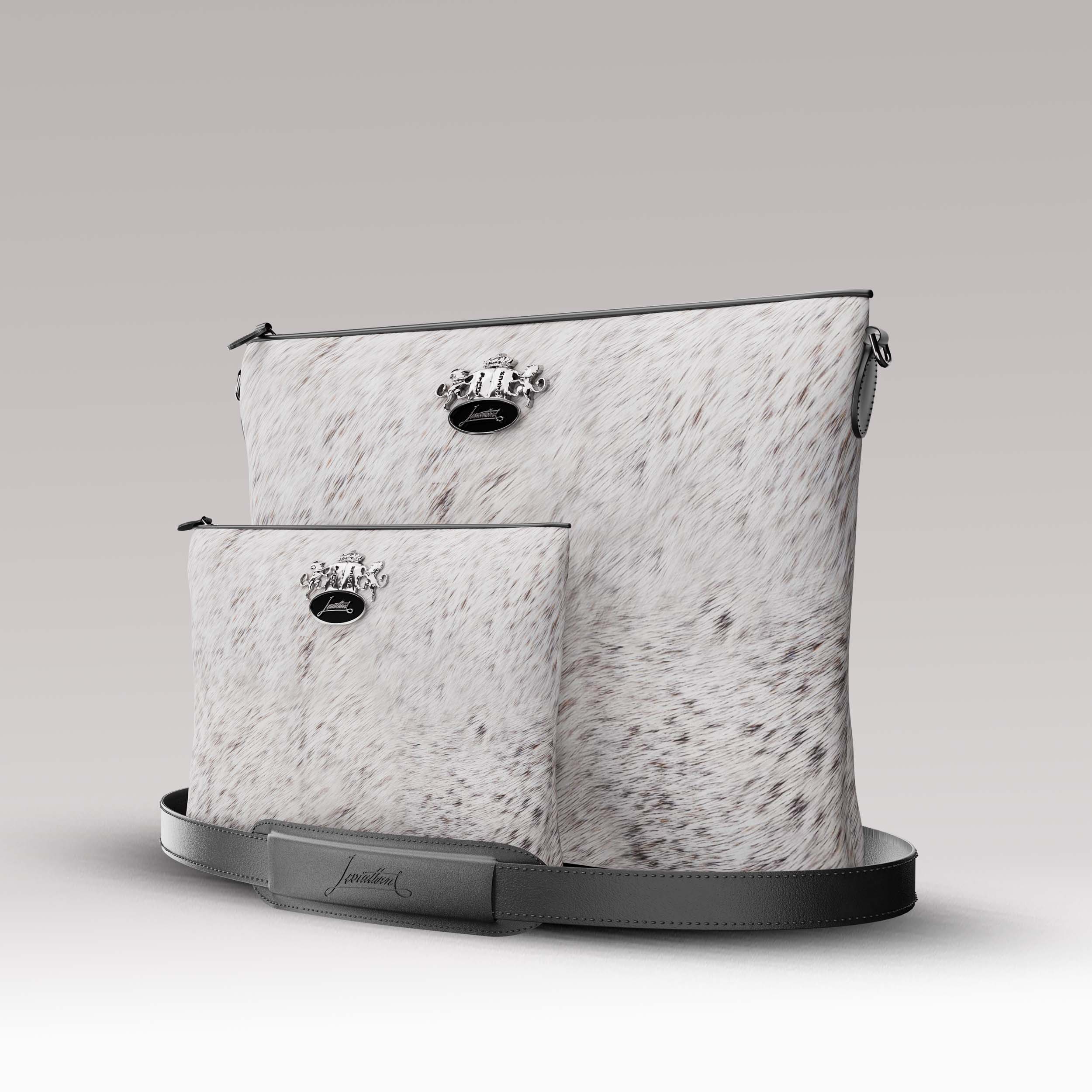 Tallit and Tefillin Set Fur - Cookies and Cream - Crown Collection