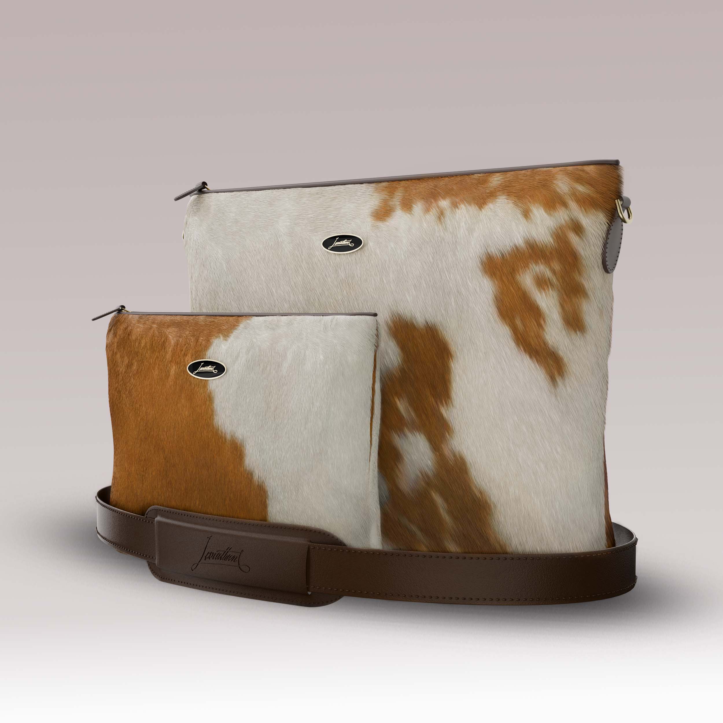 Tallit and Tefillin Set Fur - Cognac