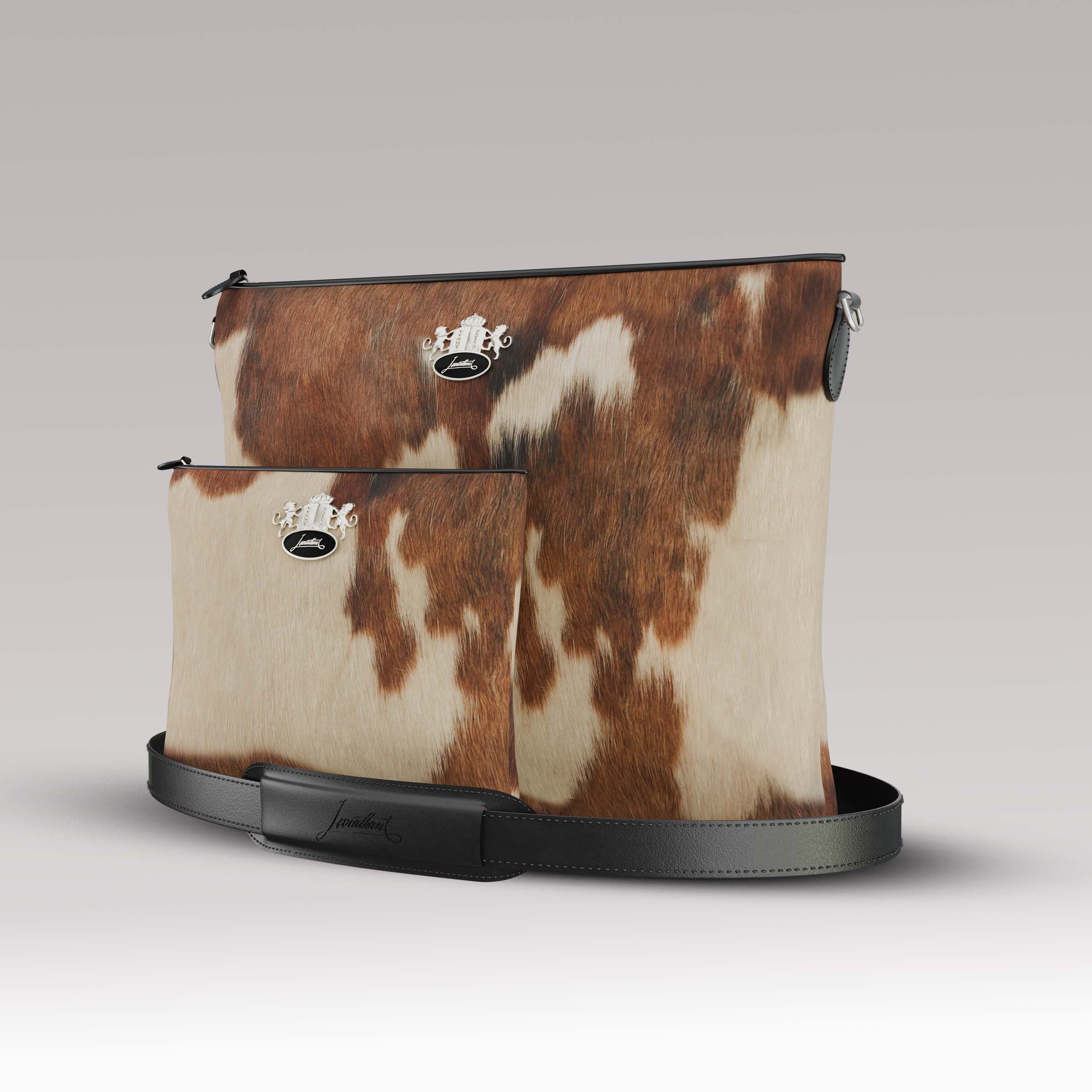 Tallit and Tefillin Set Fur - Tricolor Silver - Crown Collection