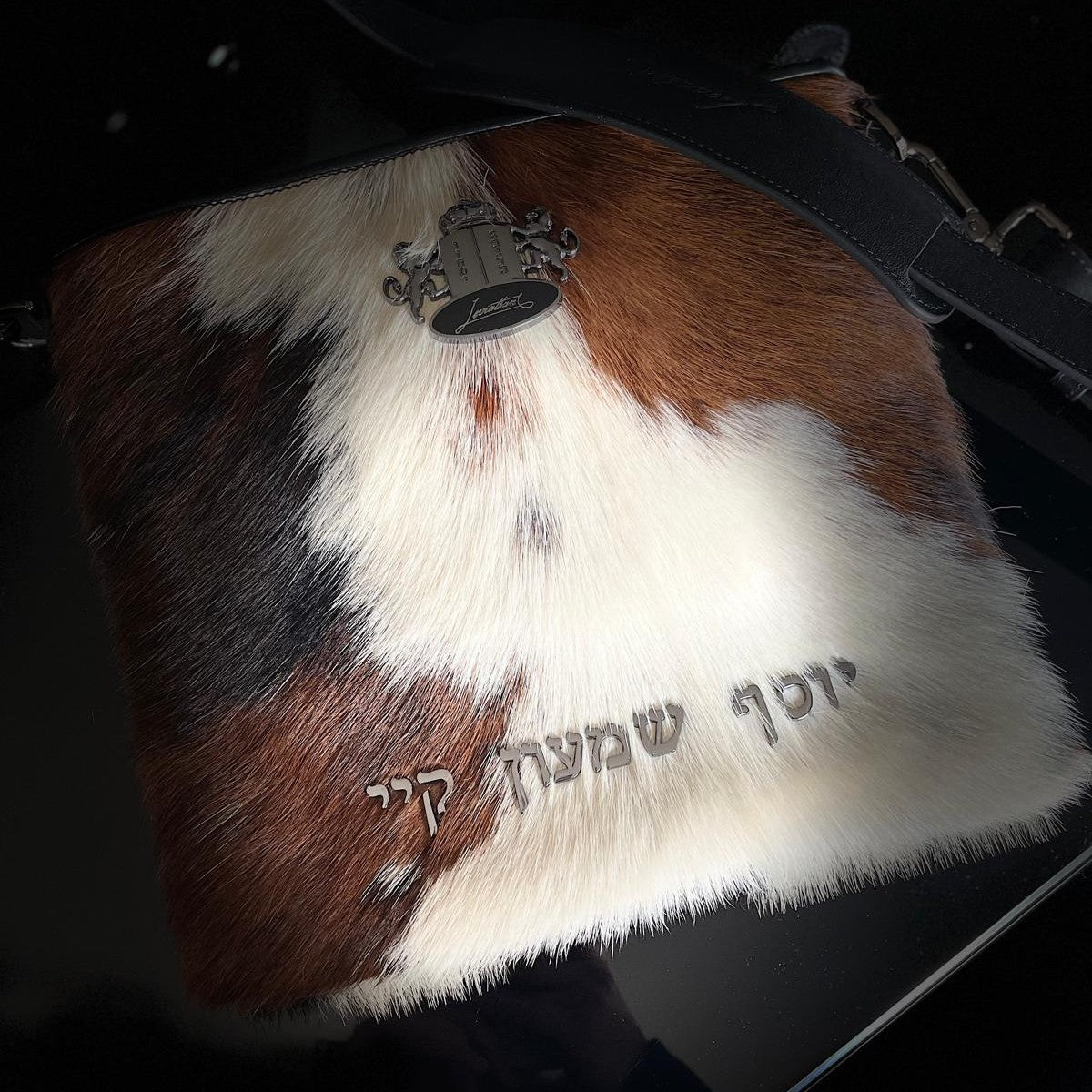 Tallit and Tefillin Set Fur - Black
