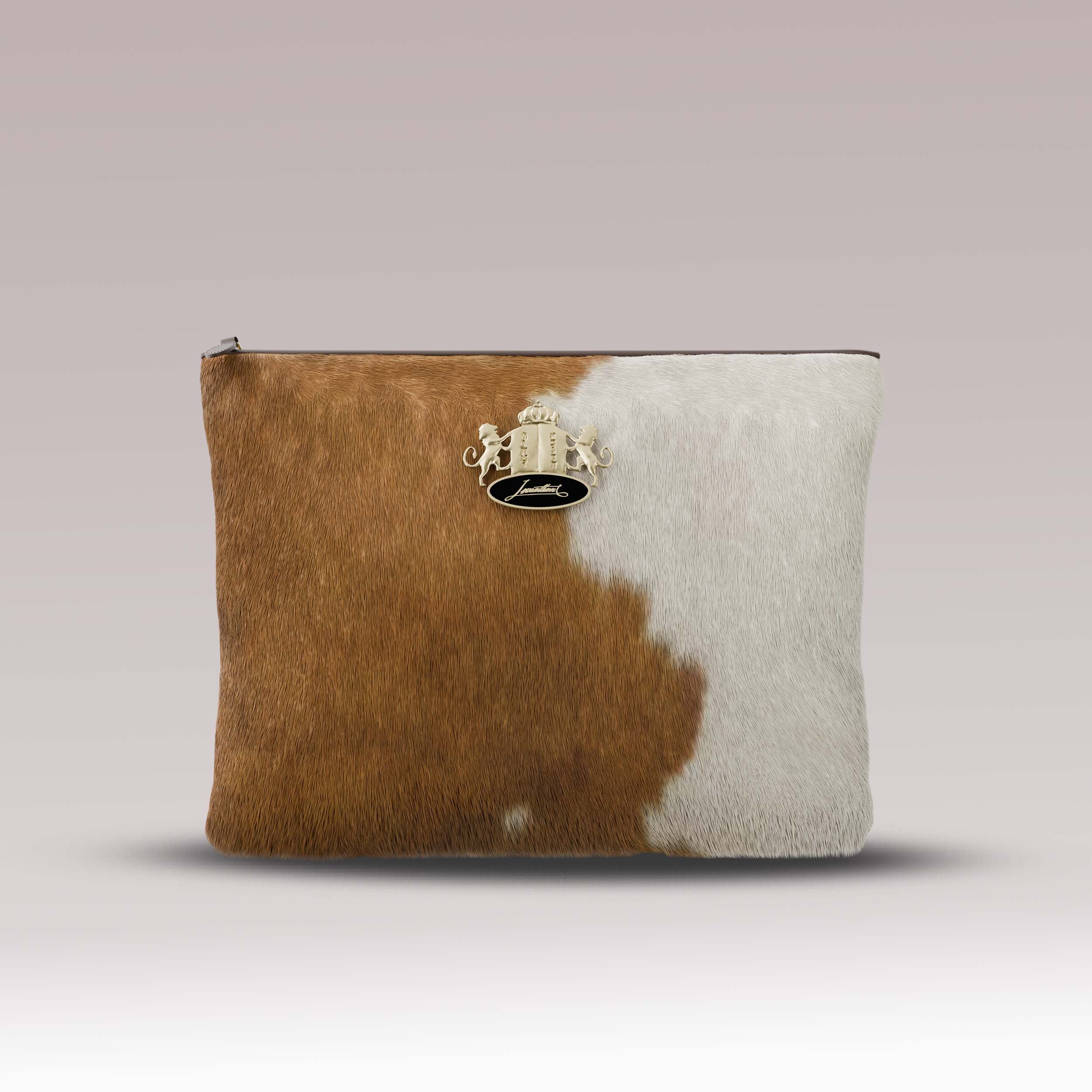 Tallit and Tefillin Set Fur - Cognac - Crown Collection