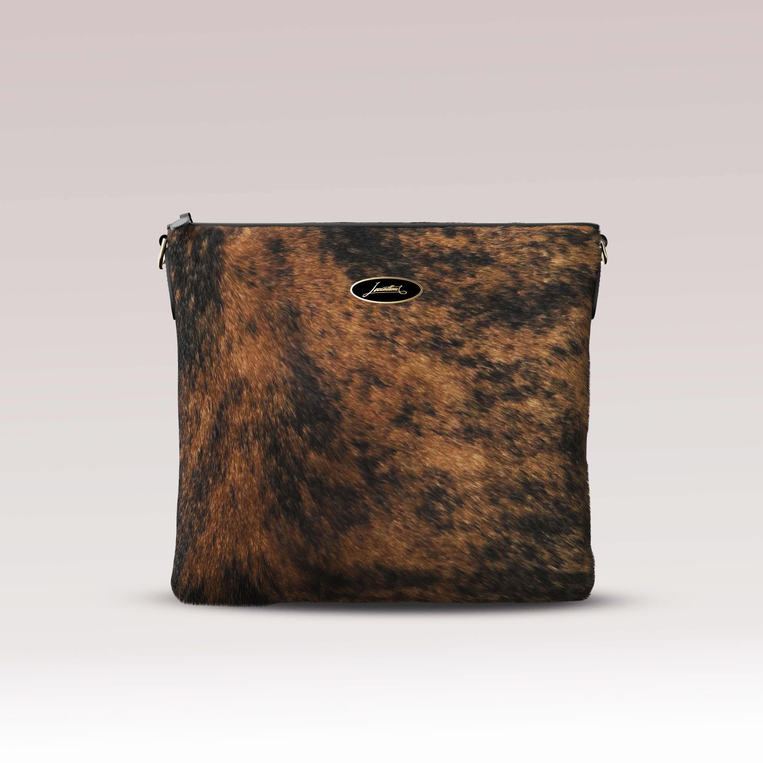 Tefillin Bag – Fur – Brindle Tiger Cowhide