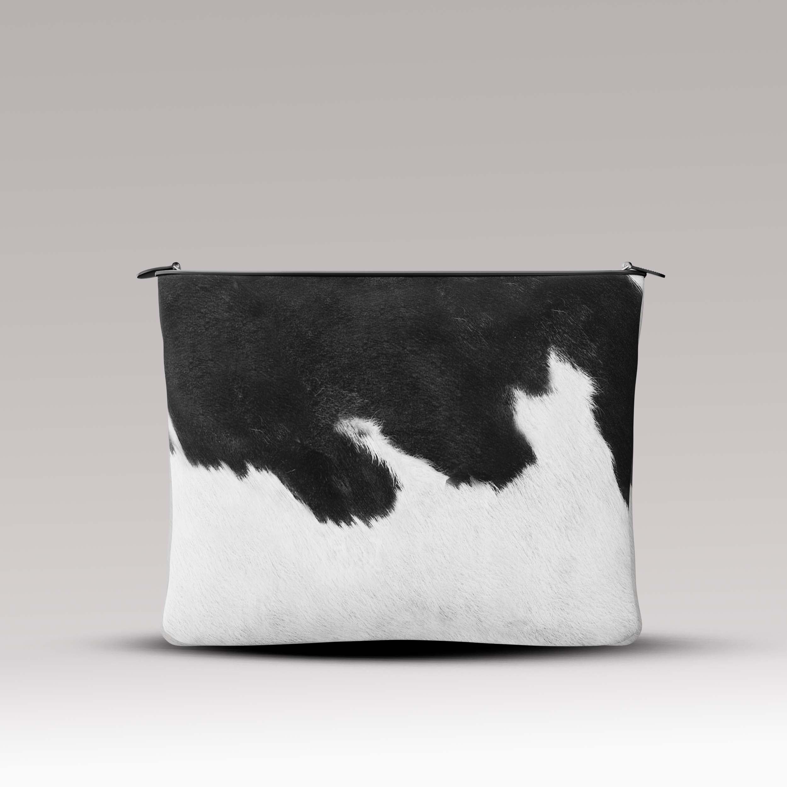 Tallit and Tefillin Set Fur - Black and White